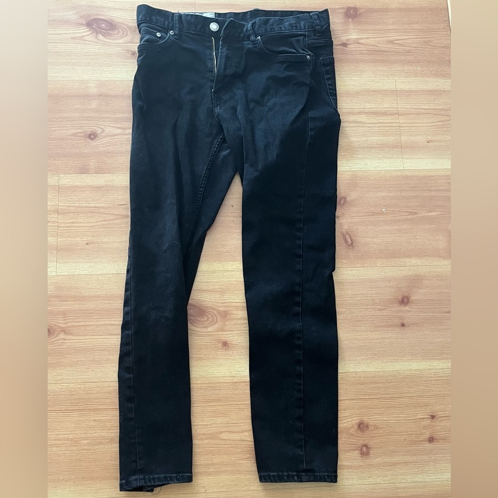 H&M Slim Coupe Etroite Black Denim Jeans